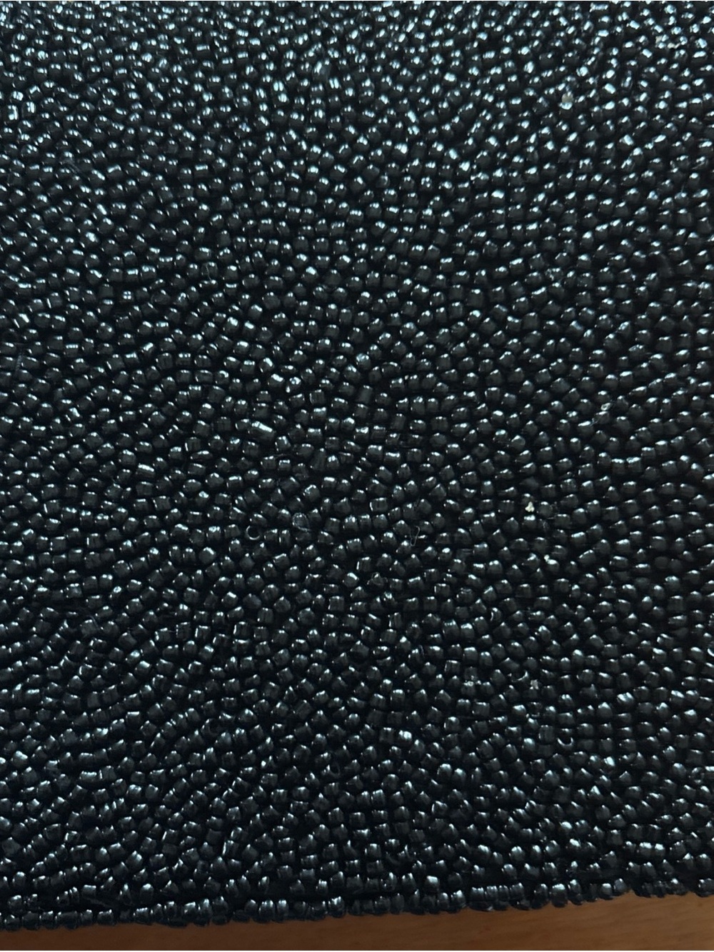 Beaded Black Starburst Shoulder Bag with Crystal Accents by From India To You - Picture 5 of 6